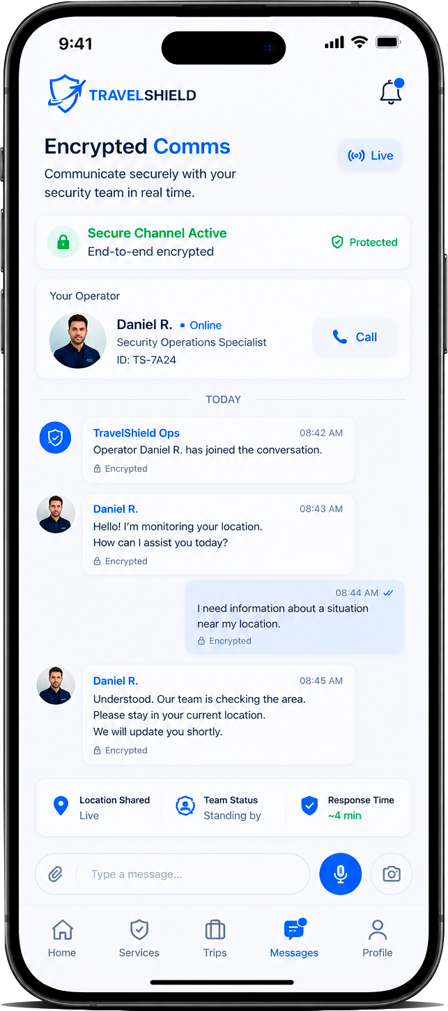 Encrypted communications
